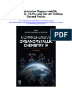 Download Comprehensive Organometallic Chemistry Iv 15 Volume Set 4Th Edition Gerard Parkin full chapter