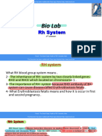 Bio Lab: RH System