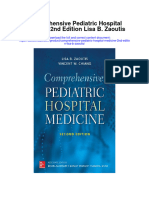 Download Comprehensive Pediatric Hospital Medicine 2Nd Edition Lisa B Zaoutis full chapter