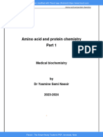 Amino Acid and Protein Chemistry - Part 1