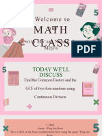 Pink Green Bright Aesthetic Playful Math Class Presentation