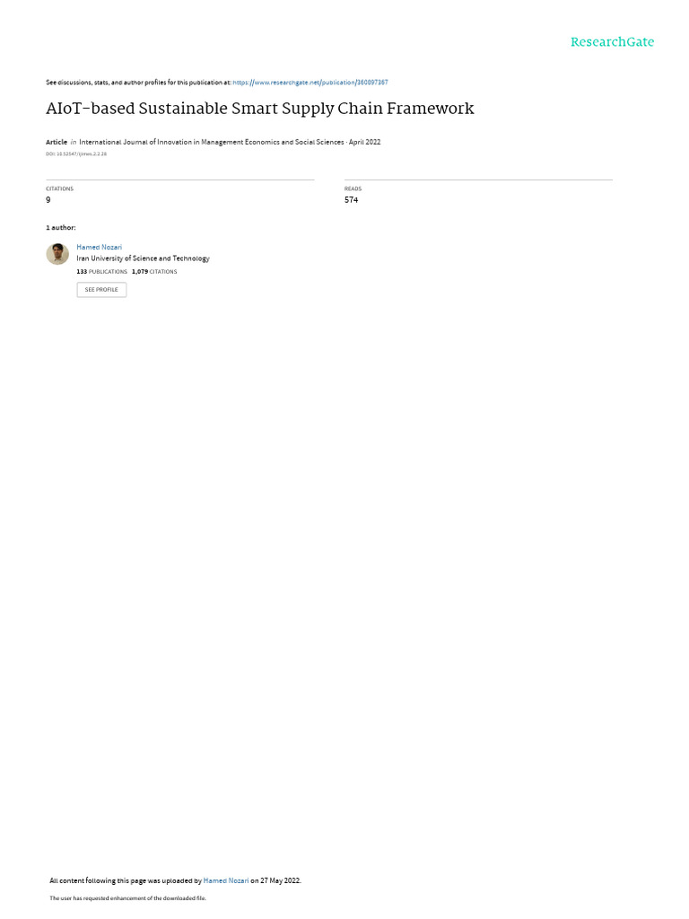 Document 8 download free pdf internet of things supply chain