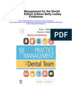Download Practice Management For The Dental Team 9Th Edition Edition Betty Ladley Finkbeiner all chapter