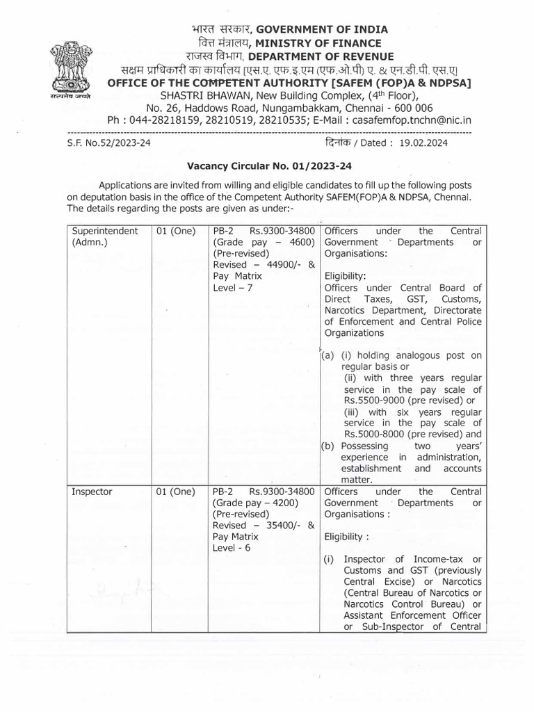 02-Inspector-Superintendent-Posts-Advt-Details-Application-Form-Income ...