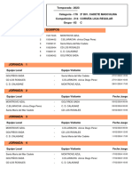 Calendario Liga Regular 2 CD Masc Coruña-C