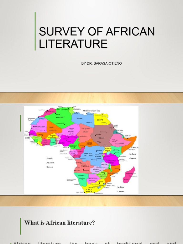 Map of Africa visual data 5