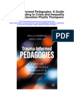 Trauma Informed Pedagogies A Guide For Responding To Crisis and Inequality in Higher Education Phyllis Thompson All Chapter
