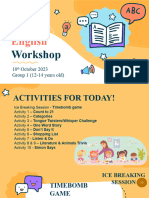 English Workshop (Junior) 101023