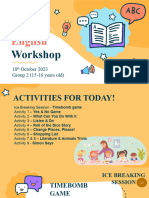 English Workshop (Senior) 101023