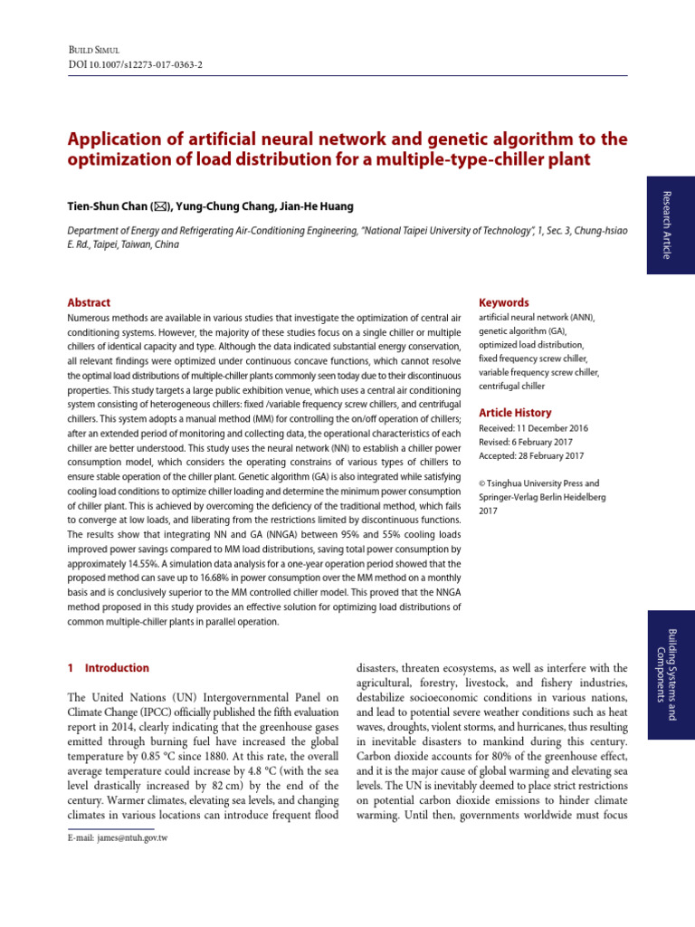 Application of Artificial Neural Network and Genetic Algorithm To The ...