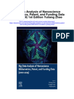 secdocument_644Download Big Data Analysis Of Nanoscience Bibliometrics Patent And Funding Data 2000 2019 1St Edition Yuliang Zhao full chapter