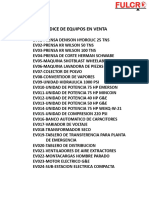 Catalogo EV Fulcro SIN C. 2021