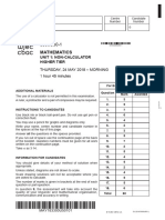 Maths Unit1 High Summer18