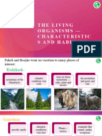 The Living Organisms — Characteristics and Habitats