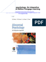 Abnormal Psychology An Integrative Approach 1St Edition Cengage Learning Full Chapter