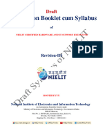 20210907 Draft Syllabus NIELIT Certified Hardware IT Support Executive