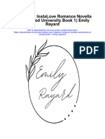 Download About You Instalove Romance Novella Ravenwood University Book 1 Emily Rayard 2 full chapter