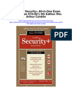 Comptia Security All in One Exam Guide Exam Sy0 501 5Th Edition WM Arthur Conklin Full Chapter