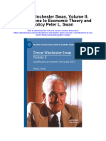 Trevor Winchester Swan Volume Ii Contributions To Economic Theory and Policy Peter L Swan All Chapter