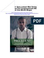 Precedent Sexy Lawyer Man Series Book Three The Congressionals MC Book One Mirrah Mcgee All Chapter