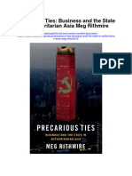 Download Precarious Ties Business And The State In Authoritarian Asia Meg Rithmire 2 all chapter