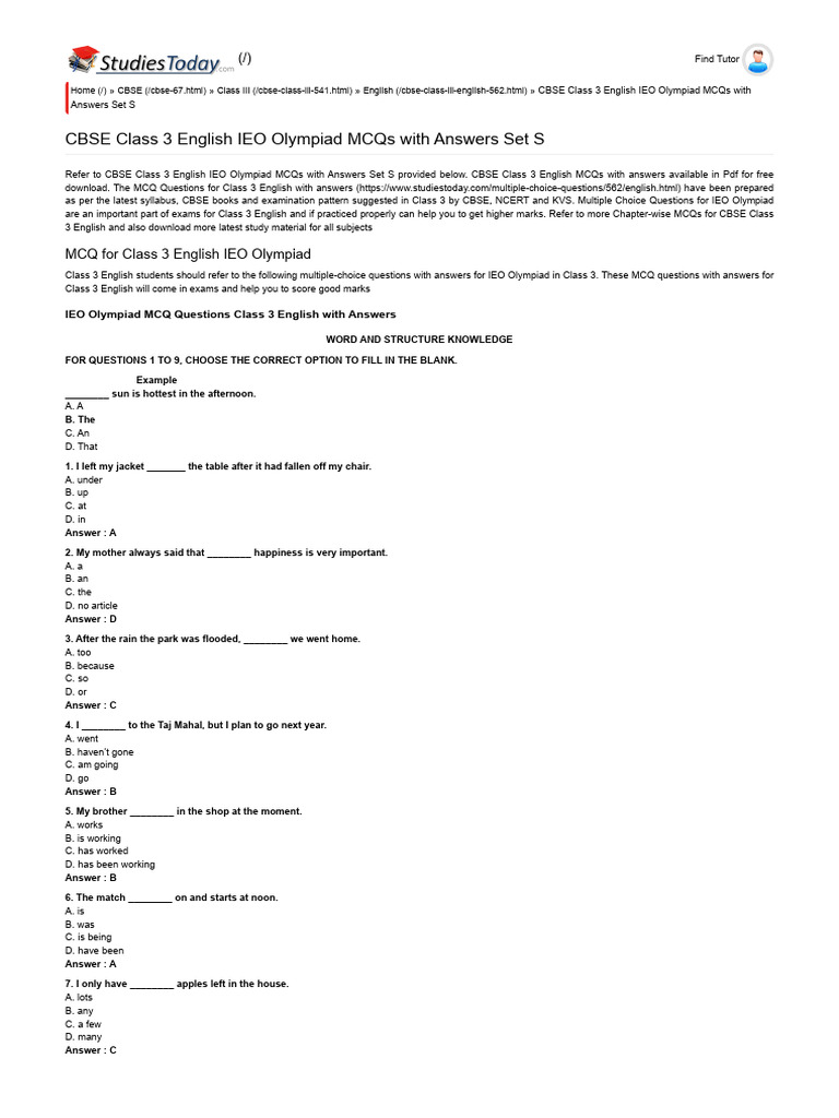 What Is Ieo Olympiad