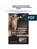 Download The Biology Of Caves And Other Subterranean Habitats Second Edition Culver full chapter