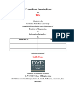 Report Format For PBL2023-24