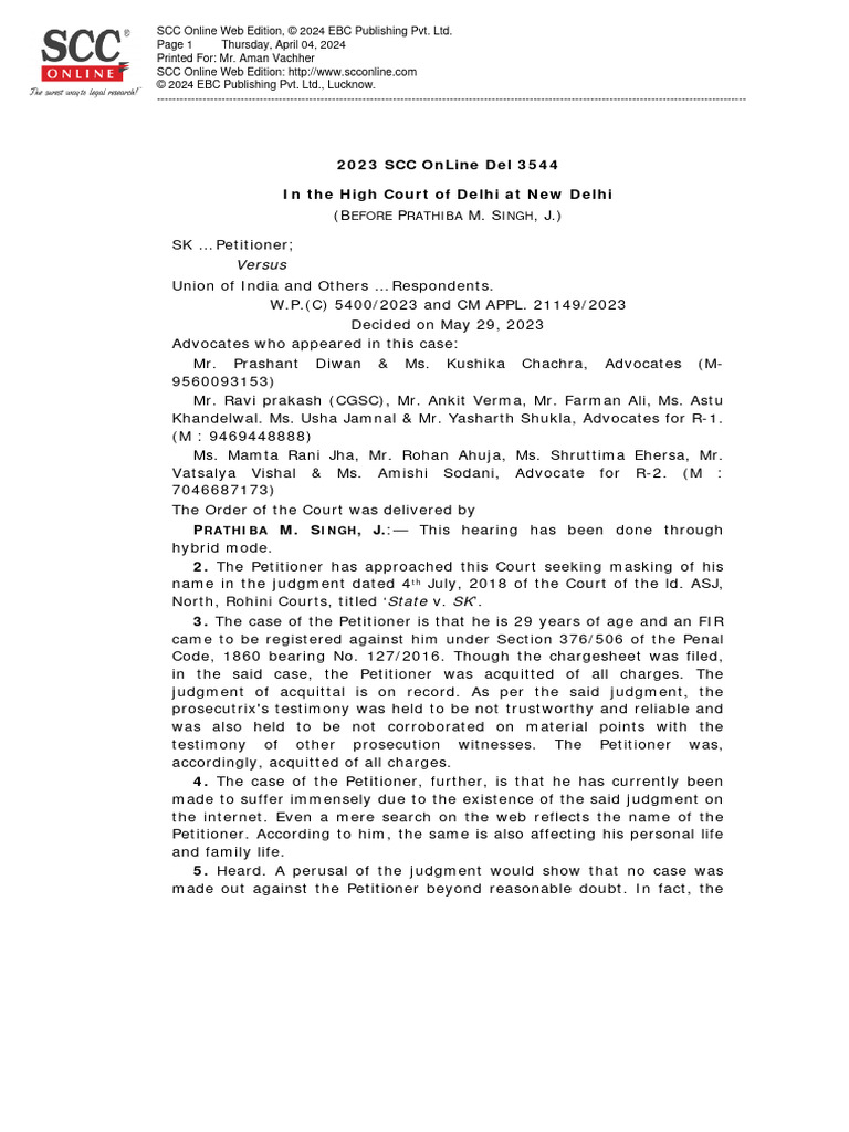 sk-vs-union-of-india-indian-kanoon-para-5-6-7-download-free-pdf