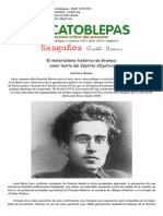 Gustavo Bueno, El Materialismo Histórico de Gramsci Como Teoría Del Espíritu Objetivo, El Catoblepas 136 - 2, 2013