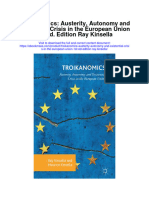 Download Troikanomics Austerity Autonomy And Existential Crisis In The European Union 1St Ed Edition Ray Kinsella all chapter