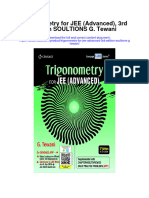Download Trigonometry For Jee Advanced 3Rd Edition Soultions G Tewani all chapter