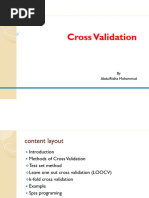 Crossvalidation - 1