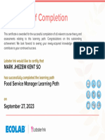 Food Service Manager Learning Path-29-11-2023
