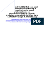 Download Preparation Of Co3O4Zno Core Shell Nanocomposites With Intrinsic P N Junction As High Performance Photoelectrodes For Photoelectrochemical Cathodic Protection Under Visible Light Yao Yang Winston C all chapter