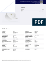 Luz Emergencia LED Empotrable 120lm No Permanente IP65 Circular Corte Ø95 MM