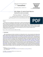 2008 - A Review and Critique of Context-Based Physics Instruction and Assessment