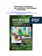 Biofuel Extraction Techniques Biofuels Solar and Other Technologies Lalit Prasad Full Chapter