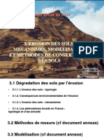 Erosion - Conservation des sols (Géodyna Externe)