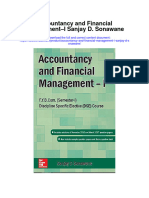 Download Accountancy And Financial Management I Sanjay D Sonawane full chapter