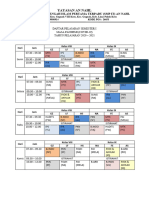 Daftar Pelajaran Semester I Covid-19