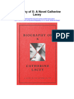 Download Biography Of X A Novel Catherine Lacey full chapter