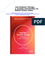 Download Long Term Systemic Therapy Individuals Couples And Families 1St Ed Edition Arlene Vetere full chapter