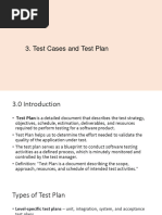 3.test Cases and Test Plan