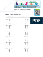 Soal Pengurangan Level 4 (40 - 100) Dan Kunci Jawaban