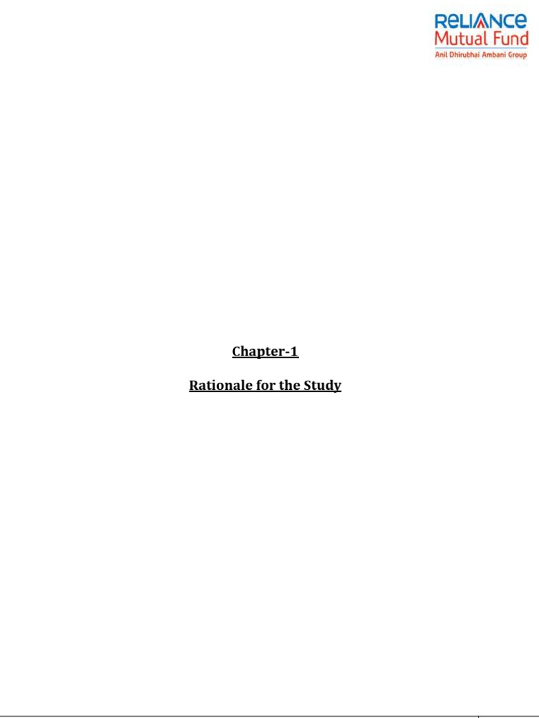Reliance Mutual Fund Customer Satisfaction | PDF | Mutual Funds ...