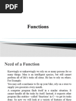 Functions