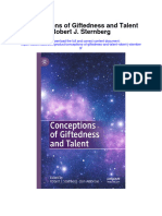 Conceptions of Giftedness and Talent Robert J Sternberg Full Chapter