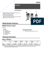 Model Number Structure: General-Purpose Limit Switch