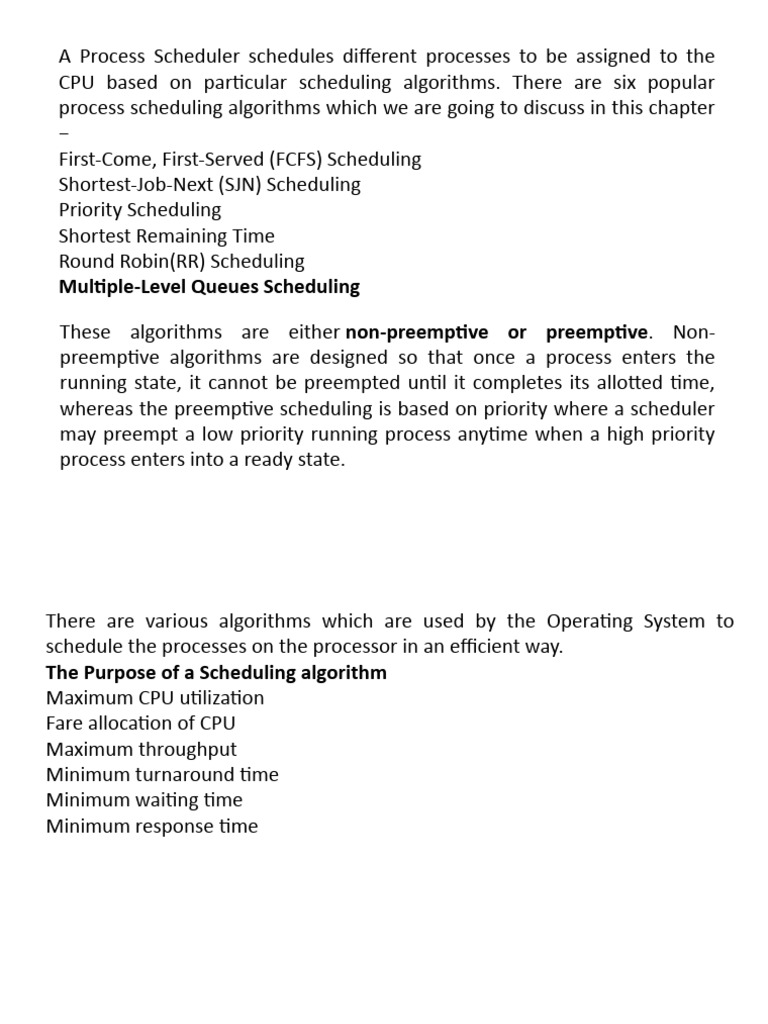 Multiple-Level Queues Scheduling | PDF | Scheduling (Computing ...